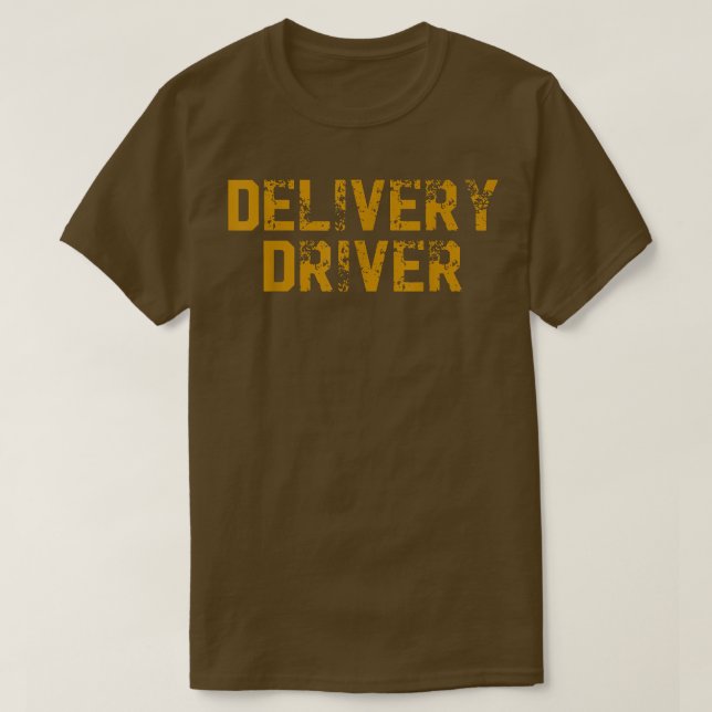 Camiseta Entrega de Serviços de Transporte de comida - G (Frente do Design)