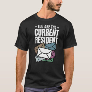 Camiseta Entrega do Correio de Trabalho do Postman do Corre