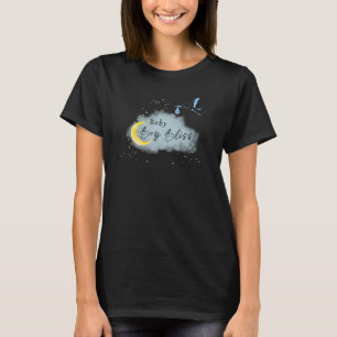 Camiseta Entrega Especial de Stork Dourada Starlit Baby Boy