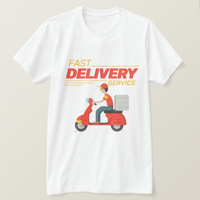 Camiseta Entrega Rápida de Comida (Fast Delivery Service T-shirt!)