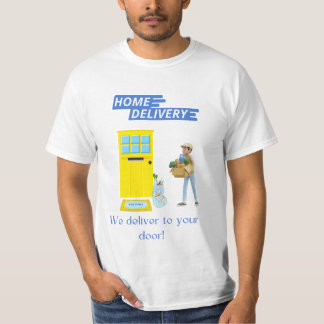 Camiseta Entregador em Domicílio Entrega à Porta