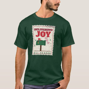 Camiseta Entregando Alegria Durante Toda a Temporada de Nat
