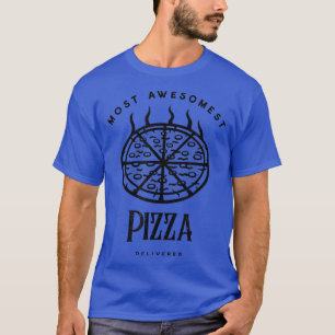 Camiseta Entregar Comida Queijo-Pizza Fornecedor T-Shir