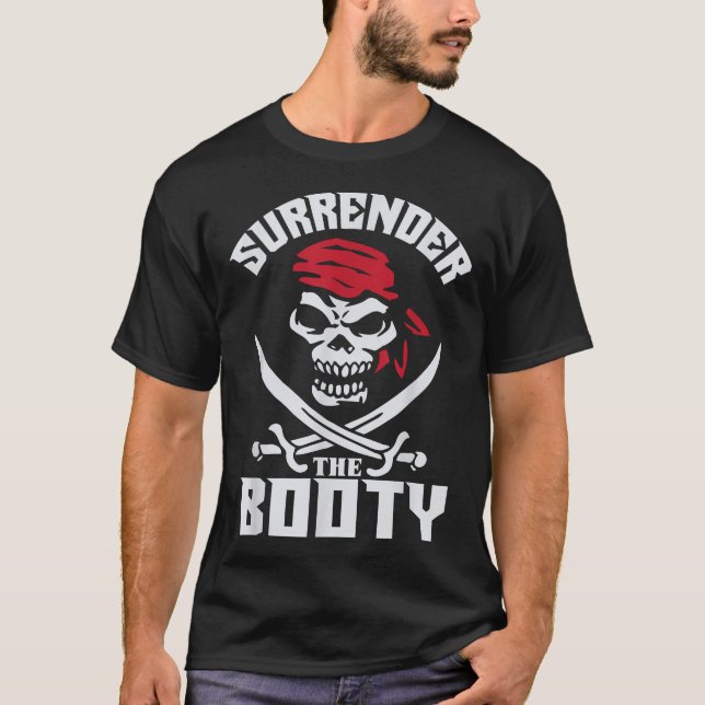Camiseta Entregar O Pirata De Booty (Frente)