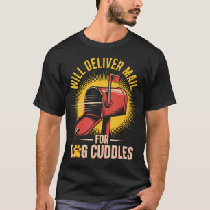 Camiseta Entregará Correio Por Carinhos De Cachorro Camiset
