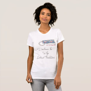 Camiseta Entregue-Se Através De Porco Voador