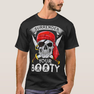 Camiseta Entregue Sua Taxa de Bunda Caveira Jolly Roger Eng