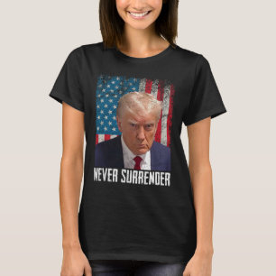 Camiseta Entregue Trump Mug Shot 2024 Presidente americano 