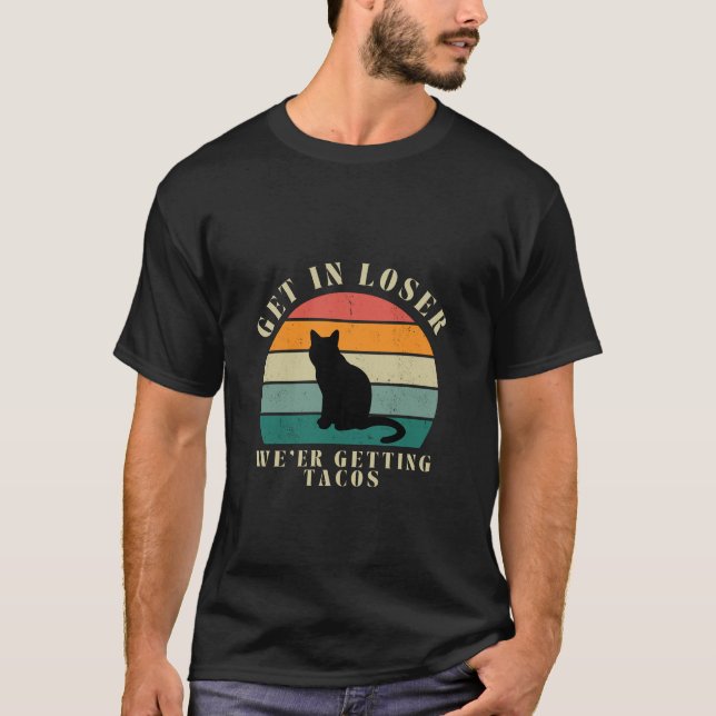 Camiseta entrem perdedores, vamos comer tacos (Frente)