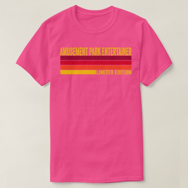 Camiseta Entretenedor do Parque de Amusement (Frente do Design)