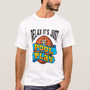 Camiseta Entretenimento com a Piscina Engraçado Bandeira do