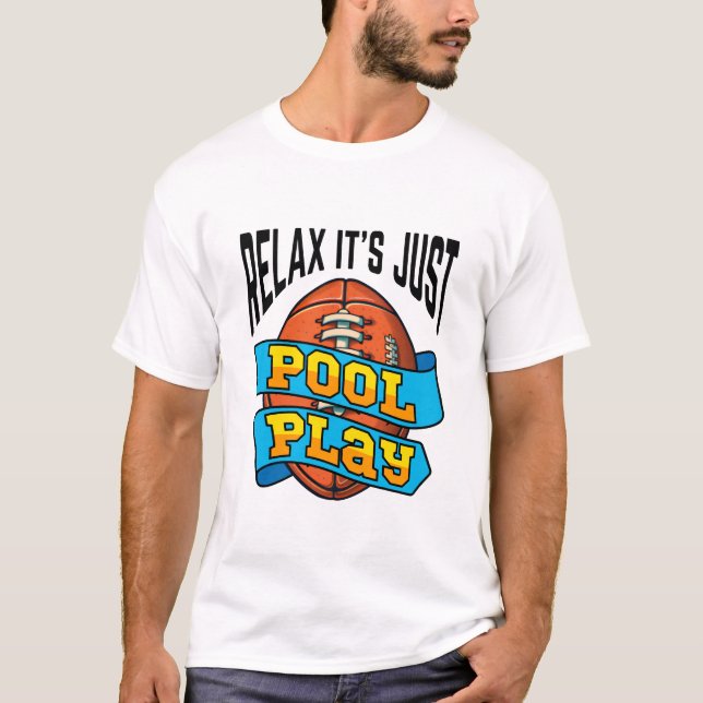 Camiseta Entretenimento com a Piscina Engraçado Bandeira do (Frente)