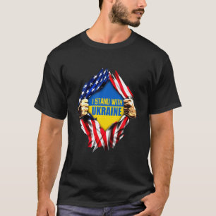 Camiseta Entretenimento Com A Ucrânia Suporte A UCRÂNIA Ame
