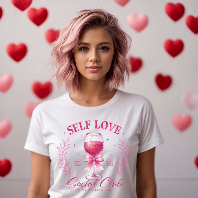 Camiseta Entretenimento e Na moda mulheres do Clube Social  (Self Love Social Club Fun & Stylish womens T-Shirt)