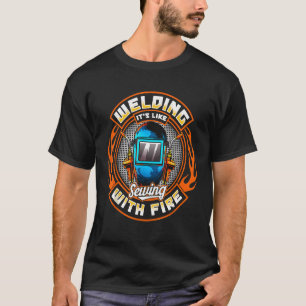 Camiseta Entrevista com Encantador de Construção Funny Weld