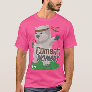 Camiseta Entrevista com Wombat Funny Karate Wombat Artista 