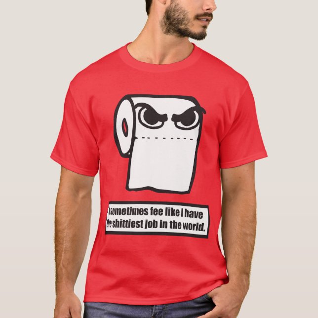 Camiseta Entrevista Engraçado Com Papel De Banheiro - O Pio (Frente)