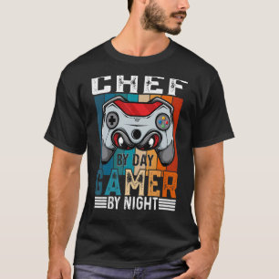Camiseta Entrevista Noturna ChEF By Day Gamer Para Jogadore