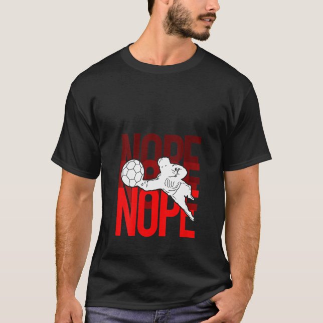 Camiseta Entrevista Womens Goalie Nope Stadium Athlete (Frente)