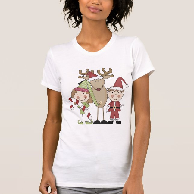 Camiseta Entrevistas com Reindeer e Elves (Frente)