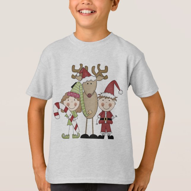 Camiseta Entrevistas com Reindeer e Elves (Frente)