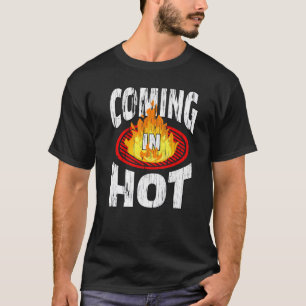 Camiseta Entrou Em Pintor Quente, Pintar, Sofrer Incêndio