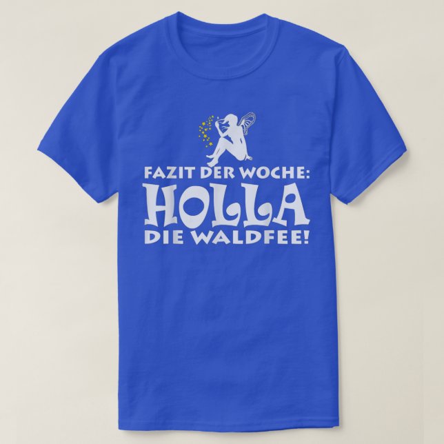Camiseta Entusiasmo Conclusão da Semana Holla da Floresta (Frente do Design)