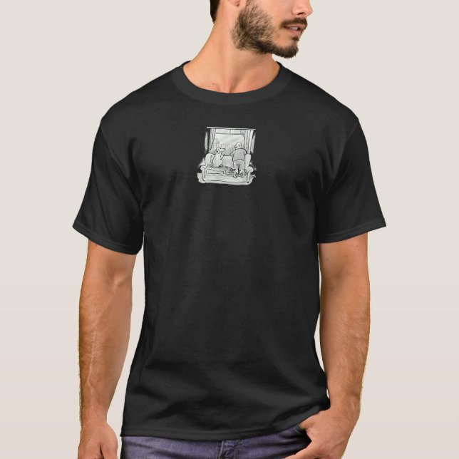 Camiseta Entusiasmo da janela (Frente)