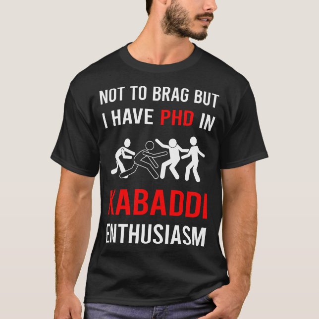 Camiseta Entusiasmo Kabaddi Kabadi (Frente)
