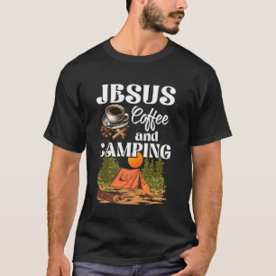 Camiseta Entusiasta ao ar livre Jesus Café e Campi