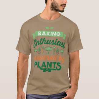 Camiseta Entusiasta Baking baseado em Plantas Vegan Gift