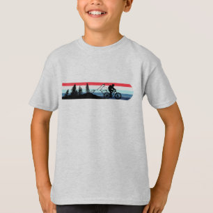 Camiseta entusiasta da bicicleta de montanha