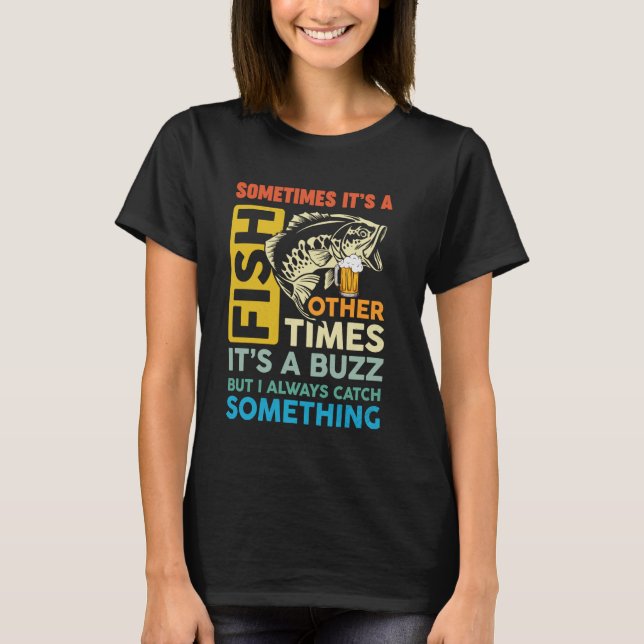 Camiseta Entusiasta da Pesca Captura (Frente)