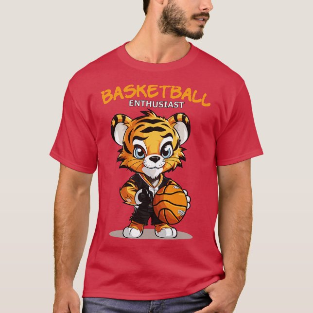 Camiseta Entusiasta de basquete 1 (Frente)
