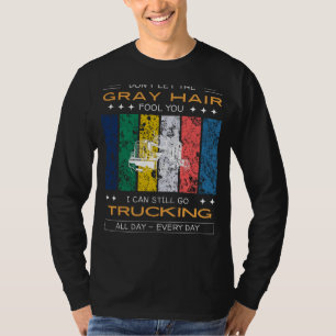 Camiseta Entusiasta de Caminhão - Cabelo de Cinza, Guerreir