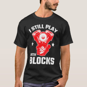Camiseta Entusiasta de Carros - Brincando com Blocos
