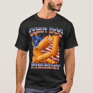 Camiseta Entusiasta de Corn Dog Amante de Corn Dog Foodie C