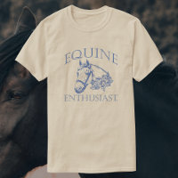 Entusiasta de Equinos | Cavalo Vintage Azul