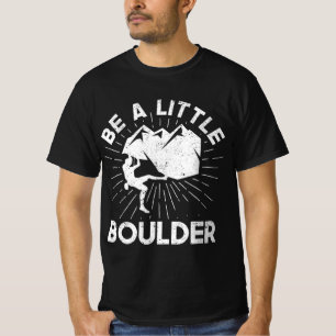 Camiseta Entusiasta De Escala De Pedra Para Bouldering