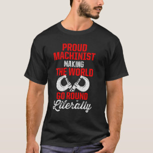 Camiseta Entusiasta de Ferramentas de Operador de Máquina M