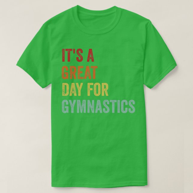 Camiseta Entusiasta de ginástica (Frente do Design)