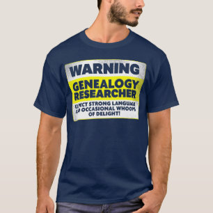 Camiseta Entusiasta de História da Família de Pesquisa Ge