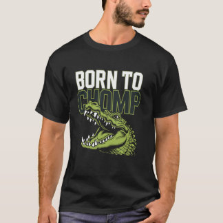 Camiseta Entusiasta de Jacaré Crocodilo Réptil Pântano Pred