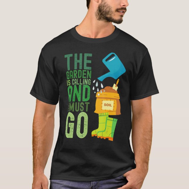 Camiseta Entusiasta de jardinagem 3 (Frente)