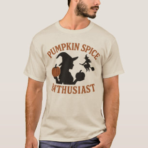 Camiseta Entusiasta de Pumpkin Spice Presente Divertido p
