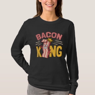 Camiseta Entusiasta do Bacon Ama Bacon Comida Homens Rapaze
