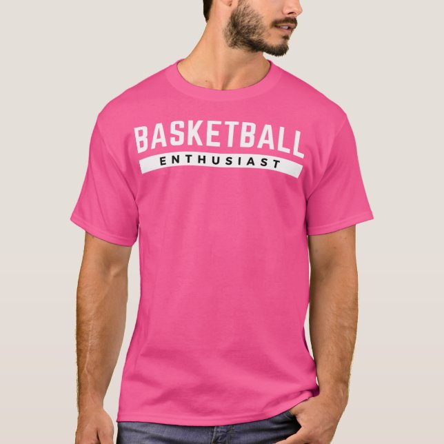 Camiseta Entusiasta do basquete (Frente)