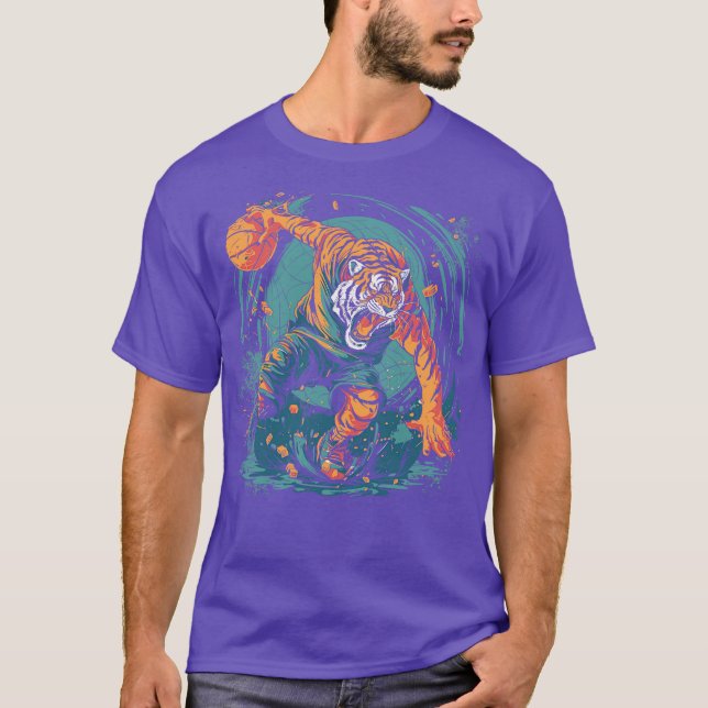 Camiseta entusiasta do basquete (Frente)