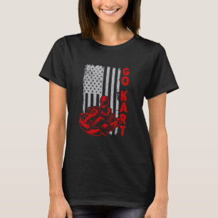 Camiseta Entusiasta do Kart Racing Karting Driver Carrando 