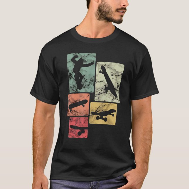 Camiseta Entusiasta do Skate de vida Sk8 do Skateboard (Frente)